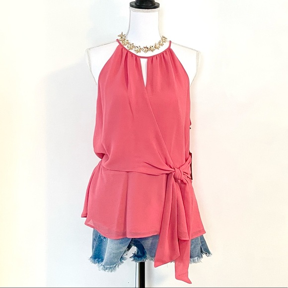 🆕Women’s VINCE CAMUTO Halter Rumple Blouse - Picture 2 of 10